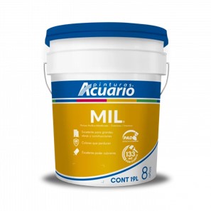 Acuario - Pintura MIL Mate Blanco Ostion 8 Años 5 lts