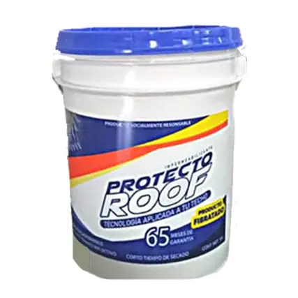 Master Coat - Impermeabilizante Fibratado PROTECTO ROOF 65 Meses Blanco 18 lts